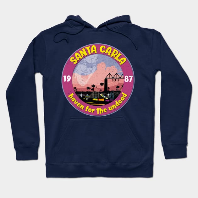 Santa Carla Haven for the Undead Hoodie by BOEC Gear